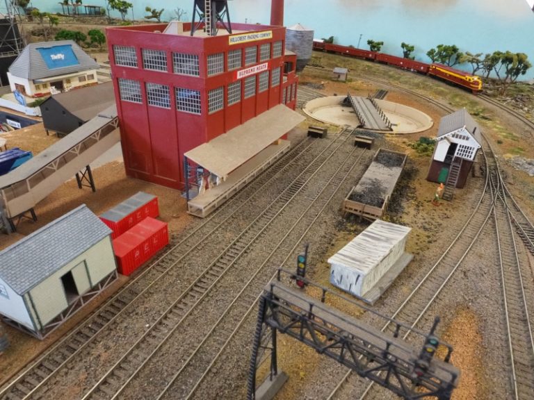 Rail yard turntable & workshops